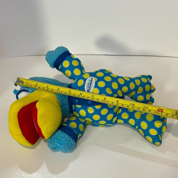 Jim Henson Pajanimals BLUE SQUACKY DUCK 12” Plush Animal Toy Sprout Tomy Vintage - Picture 8 of 16